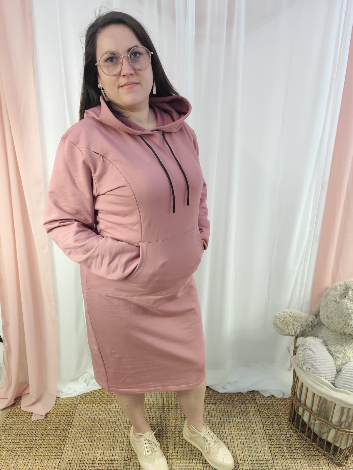 Robe sweat de grossesse et d’allaitement