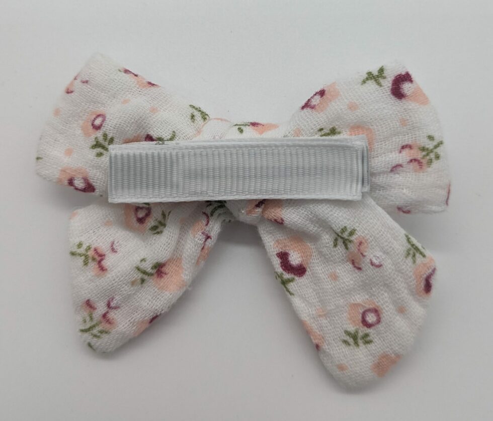 Barrettes filles bébé enfants tissu nœuds