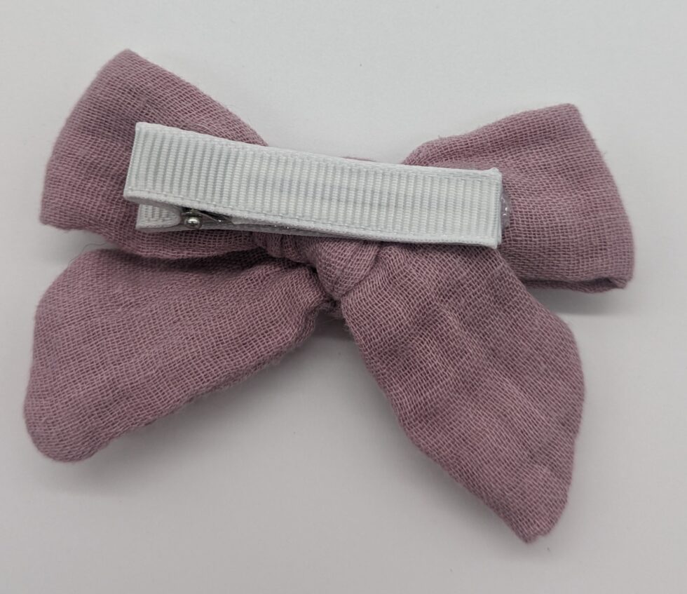 Barrettes filles bébé enfants tissu nœuds