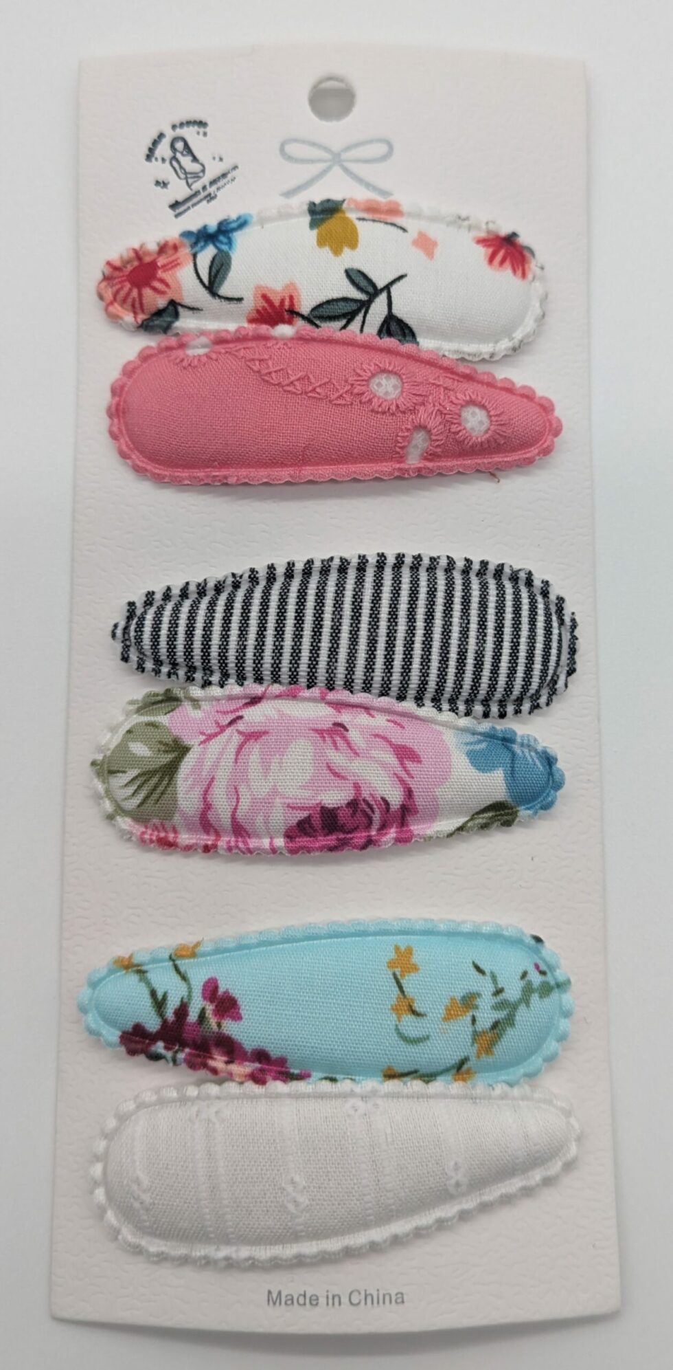 Barrettes filles bébé enfants tissu