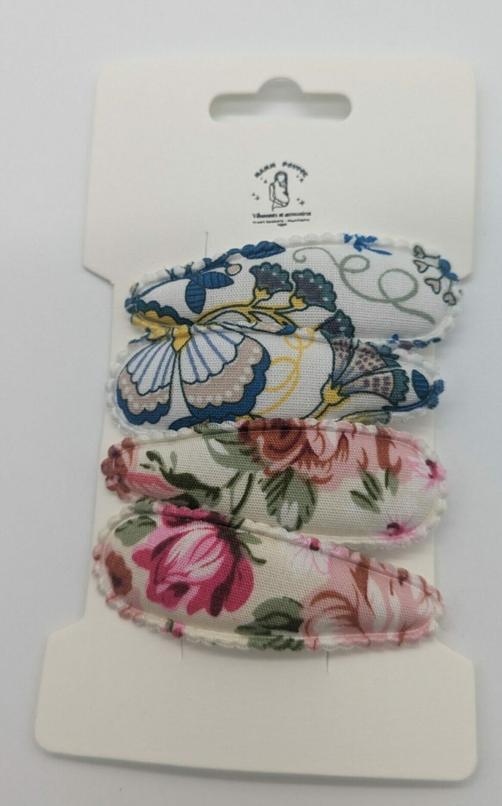 Barrettes filles bébé enfants tissu