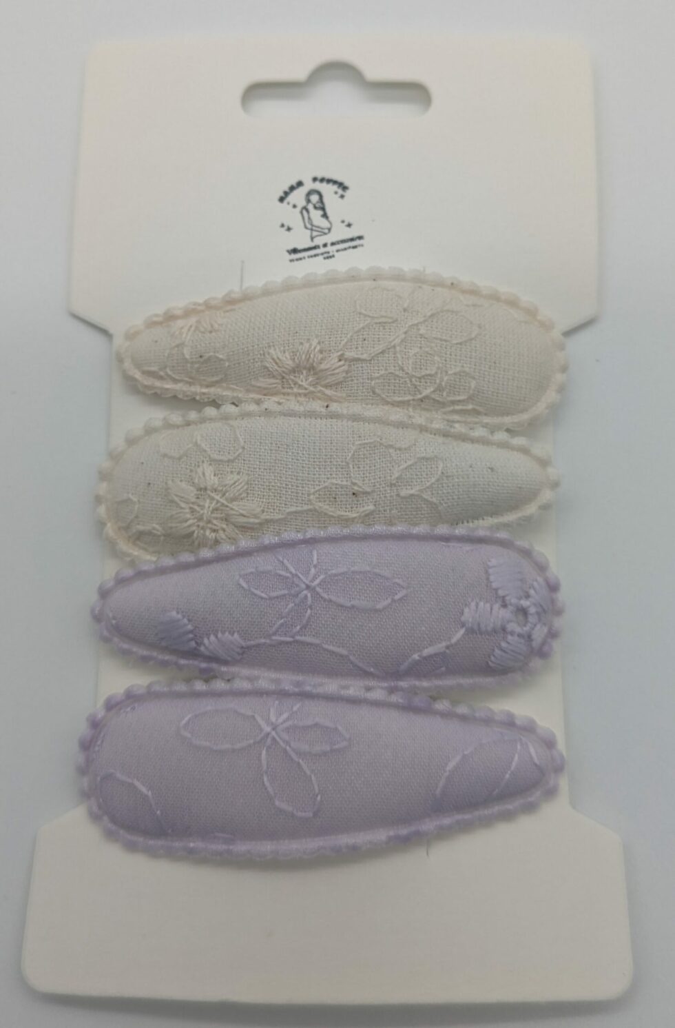 Barrettes filles bébé enfants tissu