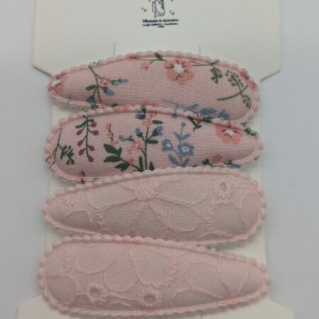 Barrettes filles bébé enfants tissu