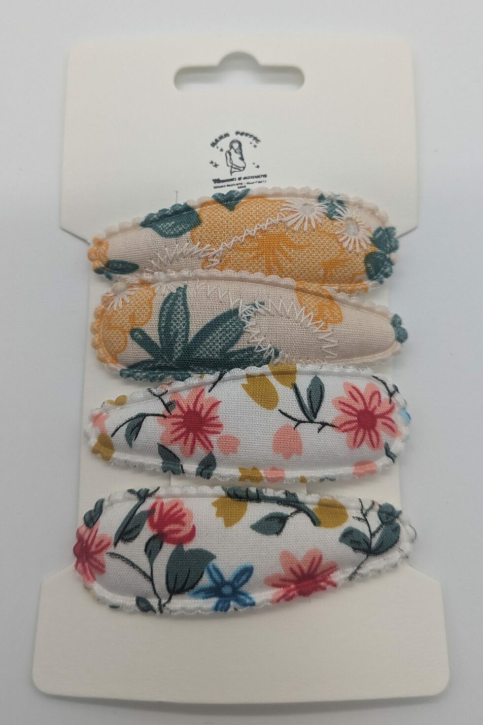 Barrettes filles bébé enfants tissu