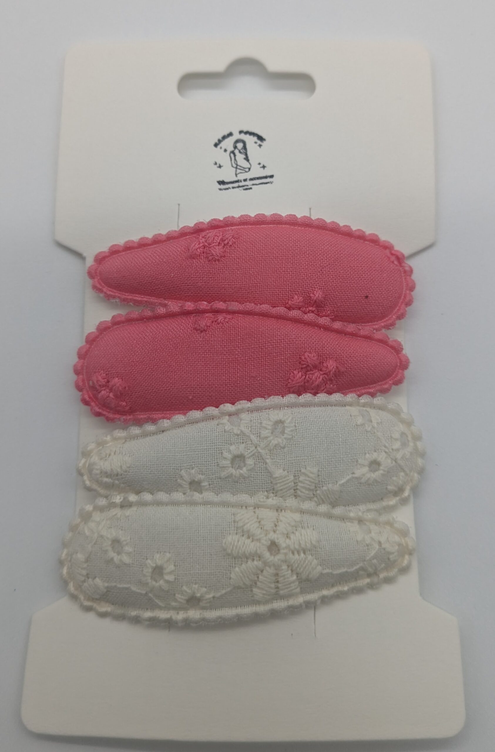 Barrettes filles bébé enfants tissu