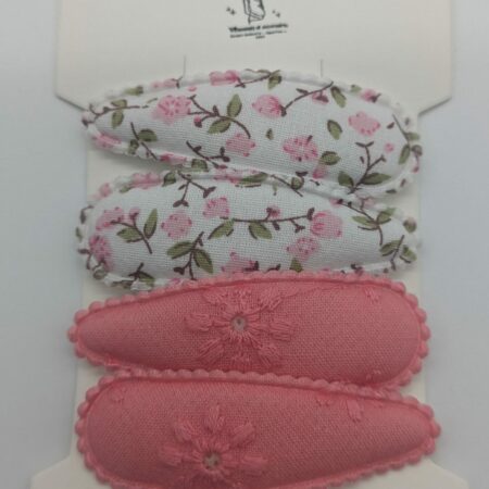 Barrettes filles bébé enfants tissu