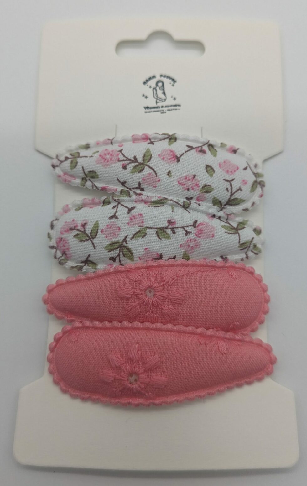 Barrettes filles bébé enfants tissu