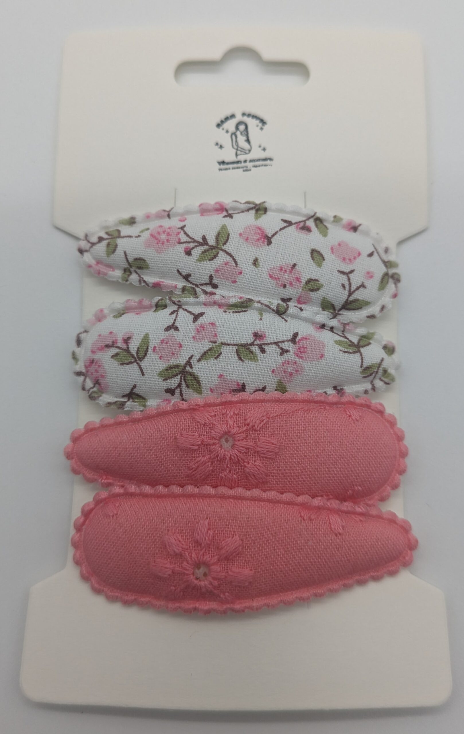 Barrettes filles bébé enfants tissu