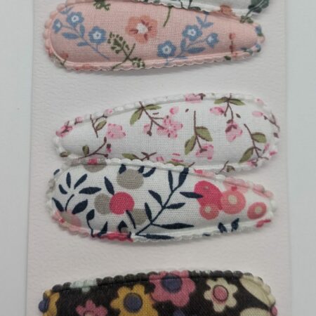 Barrettes filles bébé enfants tissu