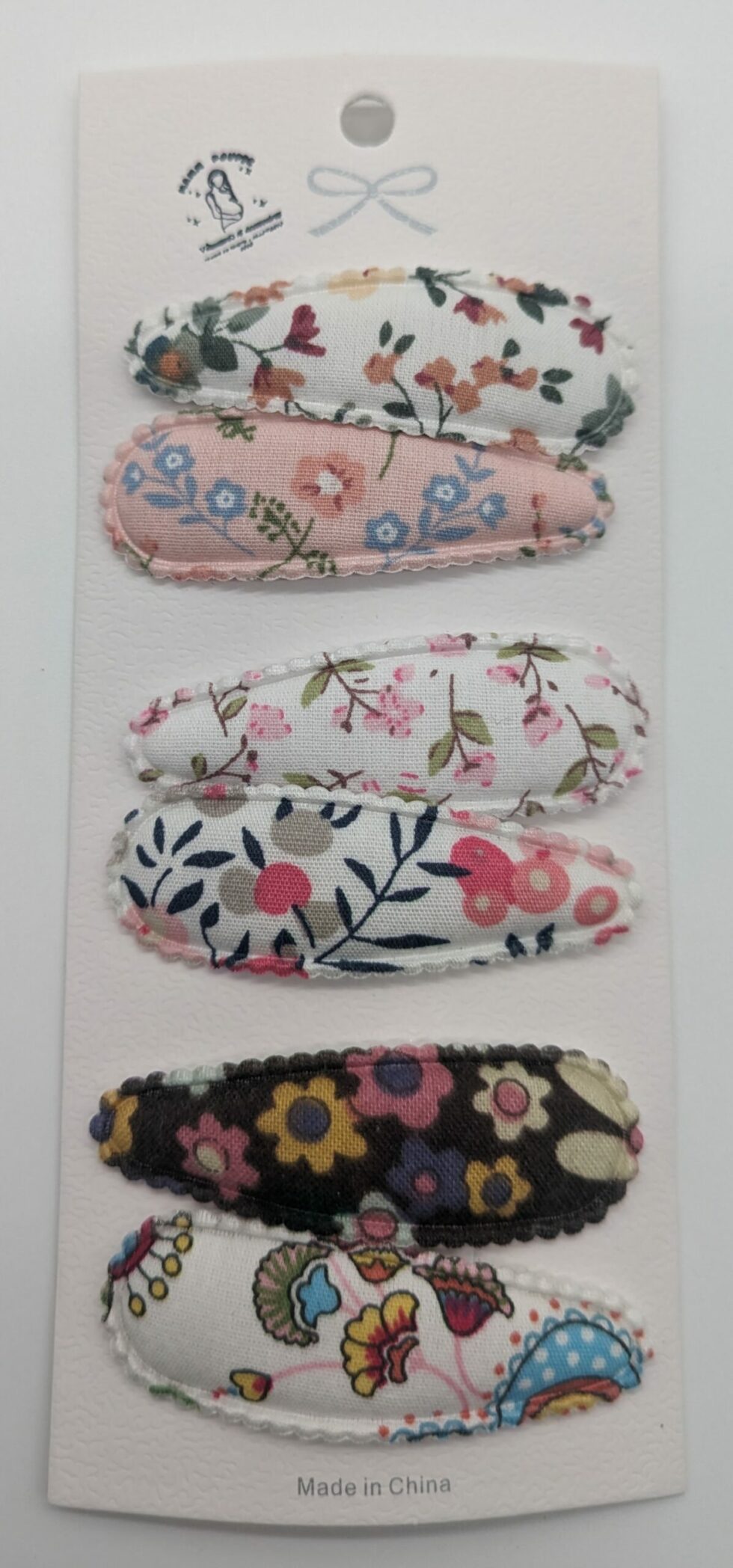 Barrettes filles bébé enfants tissu