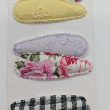 Barrettes filles bébé enfants tissu