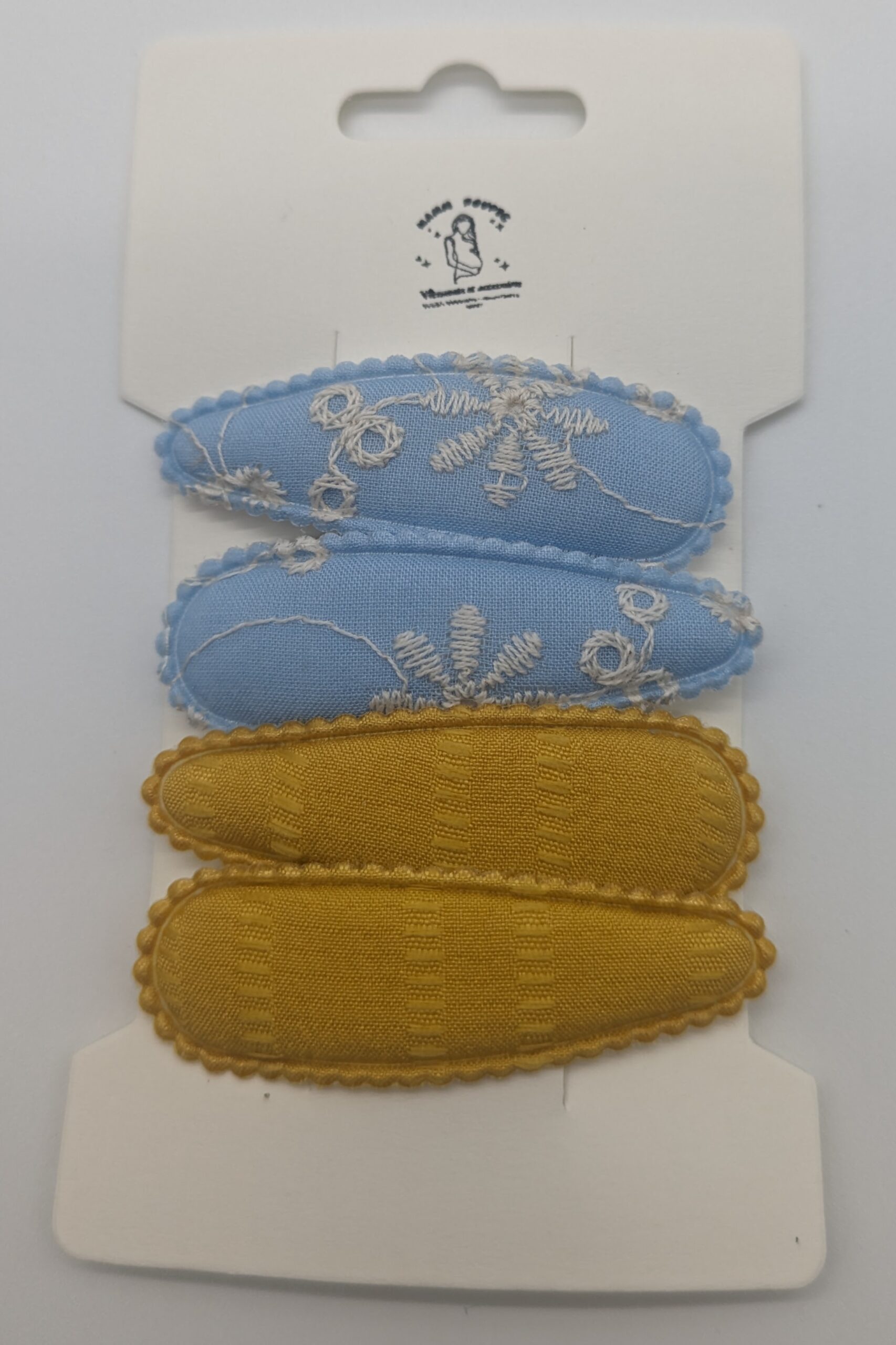 Barrettes filles bébé enfants tissu