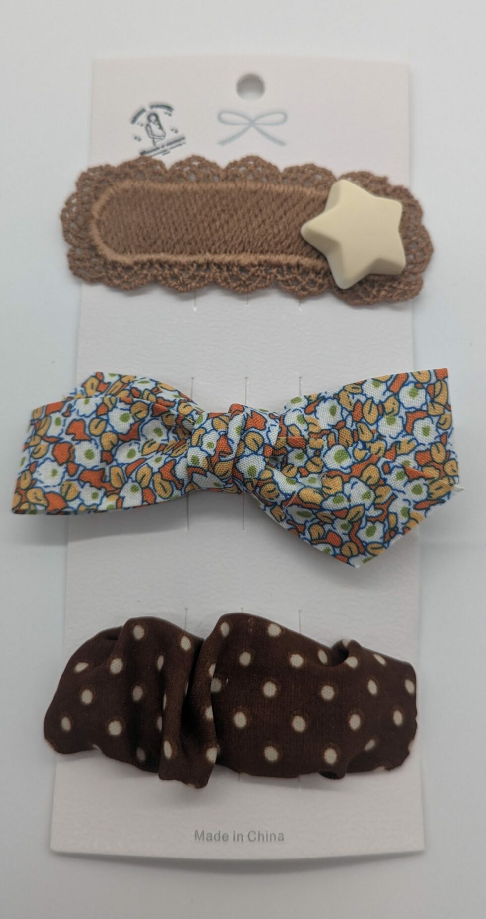 Barrettes filles bébé enfants tissu