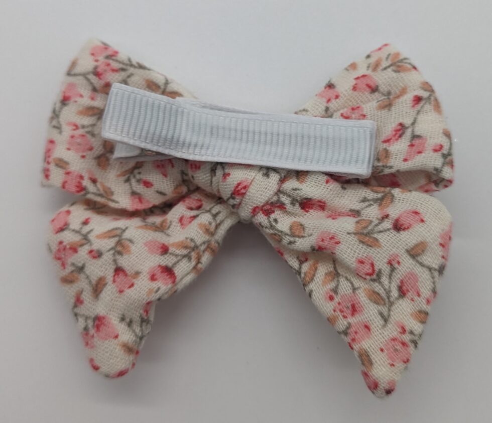 Barrettes filles bébé enfants tissu nœuds