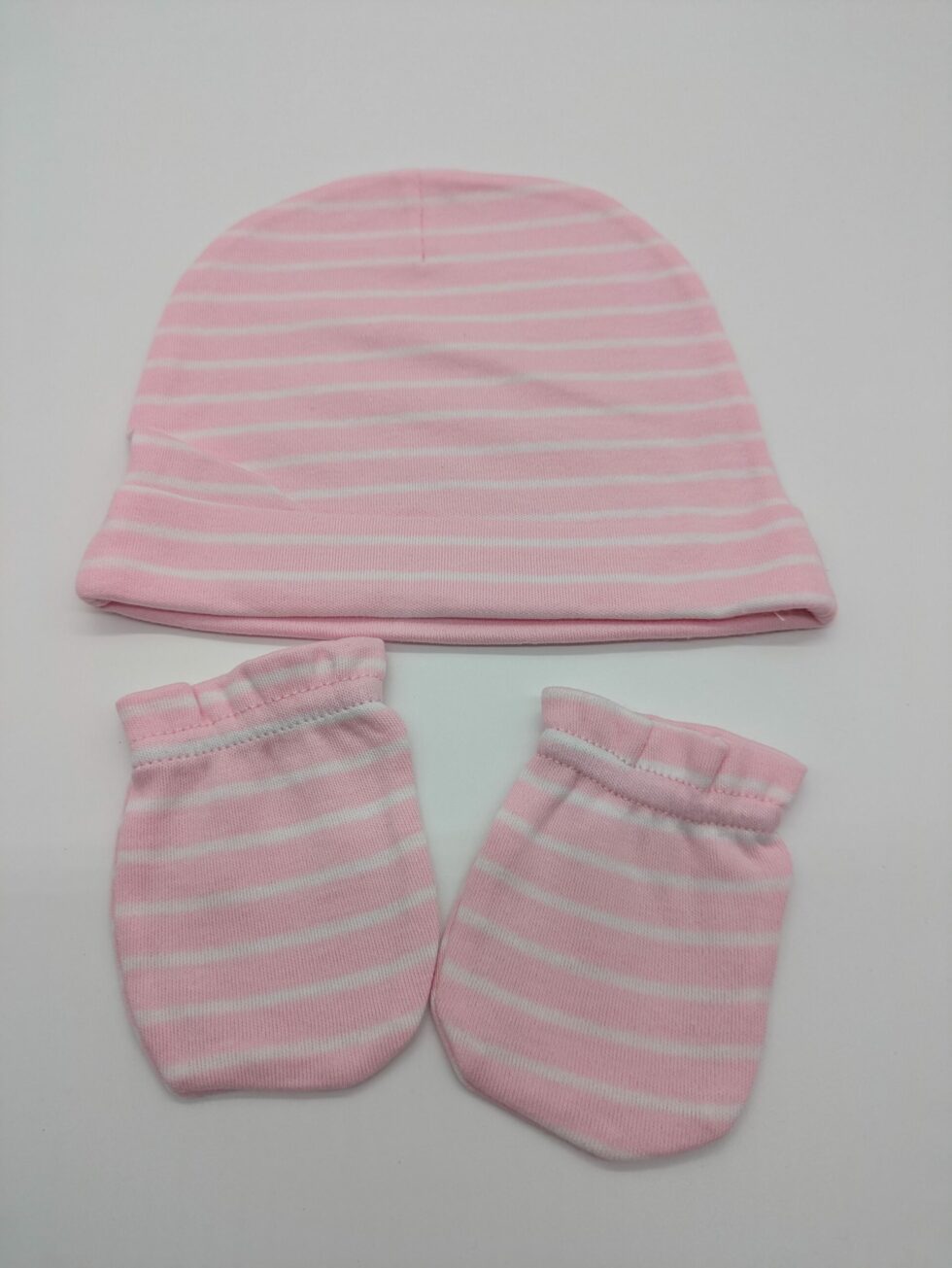 Ensemble bébé bonnet et mitaines